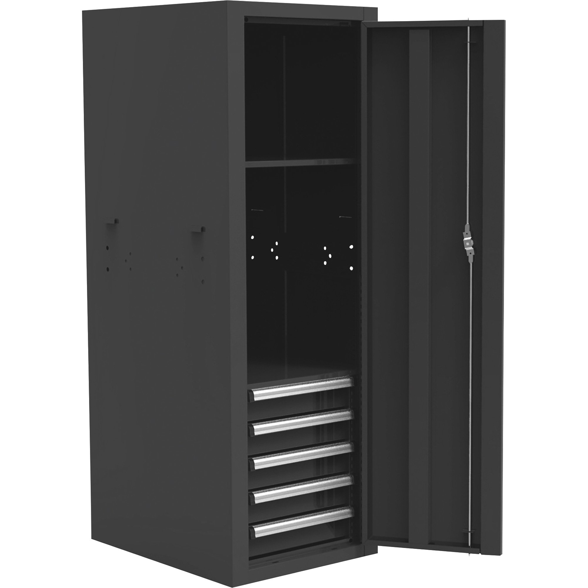 Homak 22in. Pro 2 Series 5-Drawer Side Tool Locker — 22in.W x 24.5in.D x 53.63in.H.